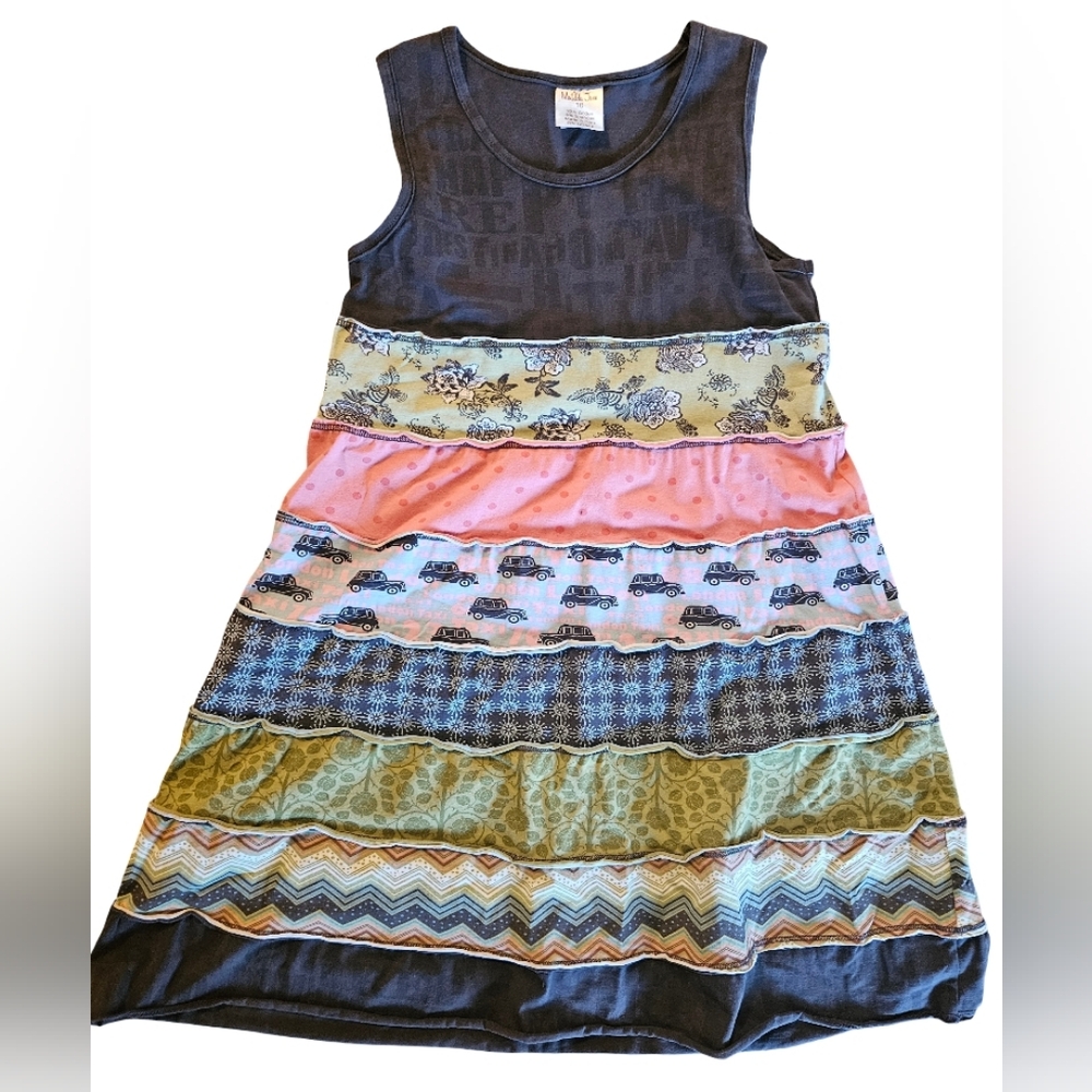 Matilda Jane Multicolor/Patterned Wendy Kids Dress, Size 10